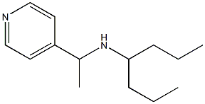heptan-4-yl[1-(pyridin-4-yl)ethyl]amine Struktur
