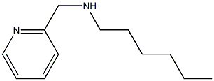 hexyl(pyridin-2-ylmethyl)amine,,结构式