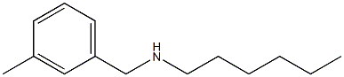 hexyl[(3-methylphenyl)methyl]amine Structure