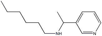 hexyl[1-(pyridin-3-yl)ethyl]amine,,结构式