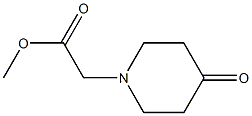 methyl (4-oxopiperidin-1-yl)acetate Structure