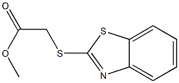 (苯并噻唑-2-基硫基)-乙酸甲酯,,结构式