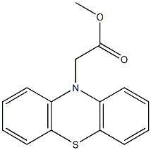 methyl 2-(10H-phenothiazin-10-yl)acetate Struktur