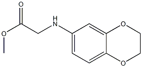 methyl 2-(2,3-dihydro-1,4-benzodioxin-6-ylamino)acetate Struktur