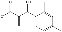 methyl 2-[(2,4-dimethylphenyl)(hydroxy)methyl]prop-2-enoate Structure
