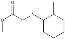 methyl 2-[(2-methylcyclohexyl)amino]acetate Struktur