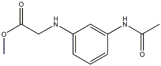 methyl 2-[(3-acetamidophenyl)amino]acetate|