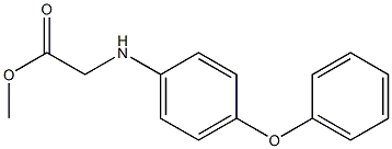 methyl 2-[(4-phenoxyphenyl)amino]acetate Struktur