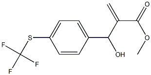  methyl 2-[hydroxy({4-[(trifluoromethyl)sulfanyl]phenyl})methyl]prop-2-enoate