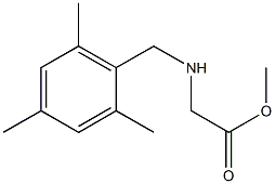 methyl 2-{[(2,4,6-trimethylphenyl)methyl]amino}acetate