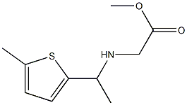 methyl 2-{[1-(5-methylthiophen-2-yl)ethyl]amino}acetate