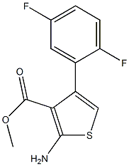 methyl 2-amino-4-(2,5-difluorophenyl)thiophene-3-carboxylate Structure