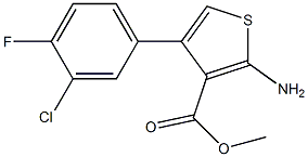 methyl 2-amino-4-(3-chloro-4-fluorophenyl)thiophene-3-carboxylate