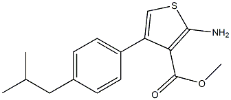 methyl 2-amino-4-[4-(2-methylpropyl)phenyl]thiophene-3-carboxylate