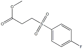  methyl 3-[(4-fluorobenzene)sulfonyl]propanoate