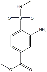 methyl 3-amino-4-(methylsulfamoyl)benzoate,,结构式