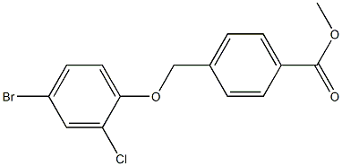 methyl 4-(4-bromo-2-chlorophenoxymethyl)benzoate