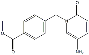 methyl 4-[(5-amino-2-oxo-1,2-dihydropyridin-1-yl)methyl]benzoate,,结构式