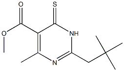  methyl 4-methyl-2-neopentyl-6-thioxo-1,6-dihydropyrimidine-5-carboxylate