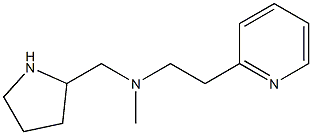 methyl[2-(pyridin-2-yl)ethyl](pyrrolidin-2-ylmethyl)amine Structure