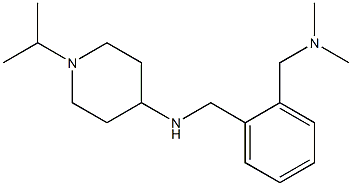 N-({2-[(dimethylamino)methyl]phenyl}methyl)-1-(propan-2-yl)piperidin-4-amine Structure