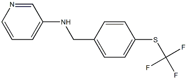 N-({4-[(trifluoromethyl)sulfanyl]phenyl}methyl)pyridin-3-amine|