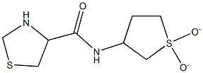 N-(1,1-dioxidotetrahydrothien-3-yl)-1,3-thiazolidine-4-carboxamide Structure