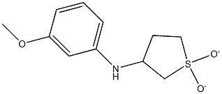 N-(1,1-dioxidotetrahydrothien-3-yl)-N-(3-methoxyphenyl)amine Structure