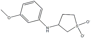 N-(1,1-dioxidotetrahydrothien-3-yl)-N-(3-methoxyphenyl)amine,,结构式