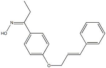  N-(1-{4-[(3-phenylprop-2-en-1-yl)oxy]phenyl}propylidene)hydroxylamine