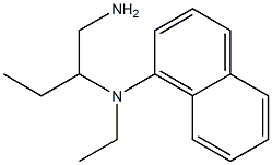 N-(1-aminobutan-2-yl)-N-ethylnaphthalen-1-amine Struktur