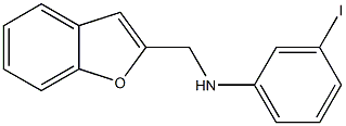 N-(1-benzofuran-2-ylmethyl)-3-iodoaniline Structure