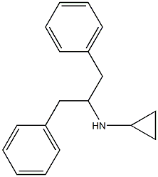 N-(1-benzyl-2-phenylethyl)-N-cyclopropylamine Structure