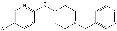N-(1-benzylpiperidin-4-yl)-5-chloropyridin-2-amine Struktur