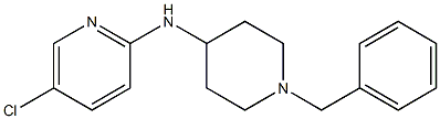 N-(1-benzylpiperidin-4-yl)-5-chloropyridin-2-amine 结构式