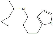 N-(1-cyclopropylethyl)-4,5,6,7-tetrahydro-1-benzofuran-4-amine Structure