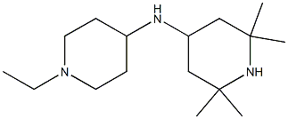 N-(1-ethylpiperidin-4-yl)-2,2,6,6-tetramethylpiperidin-4-amine 结构式