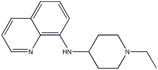 N-(1-ethylpiperidin-4-yl)quinolin-8-amine,,结构式