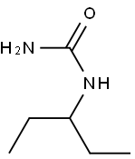 N-(1-ethylpropyl)urea 结构式