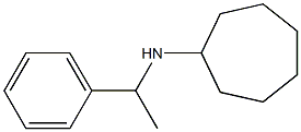 N-(1-phenylethyl)cycloheptanamine Structure