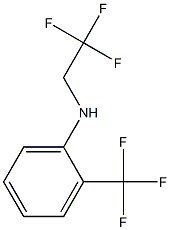 N-(2,2,2-trifluoroethyl)-2-(trifluoromethyl)aniline 结构式