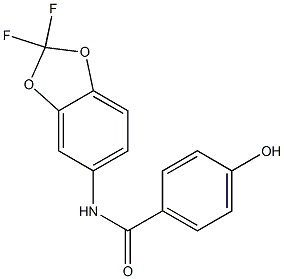 N-(2,2-difluoro-2H-1,3-benzodioxol-5-yl)-4-hydroxybenzamide