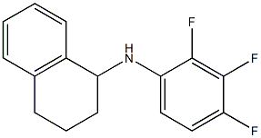 N-(2,3,4-trifluorophenyl)-1,2,3,4-tetrahydronaphthalen-1-amine,,结构式