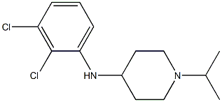 N-(2,3-dichlorophenyl)-1-(propan-2-yl)piperidin-4-amine 结构式