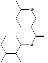 N-(2,3-dimethylcyclohexyl)-6-methylpiperidine-3-carboxamide Struktur