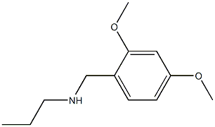 N-(2,4-dimethoxybenzyl)-N-propylamine 化学構造式