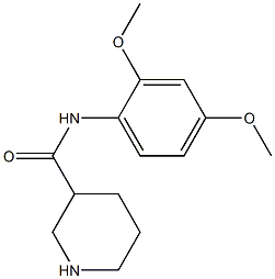 N-(2,4-dimethoxyphenyl)piperidine-3-carboxamide Structure