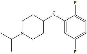 N-(2,5-difluorophenyl)-1-(propan-2-yl)piperidin-4-amine Structure