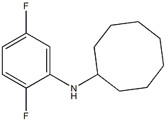 N-(2,5-difluorophenyl)cyclooctanamine Structure