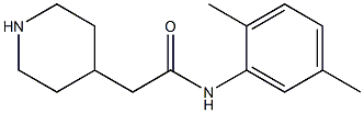 N-(2,5-dimethylphenyl)-2-piperidin-4-ylacetamide